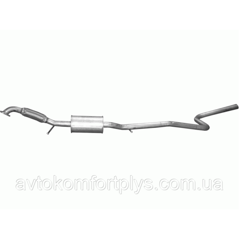 Резонатор з гофрою Mazda 2 1.6 i 16V 2003 - 2007 рр.