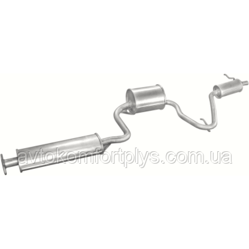 Глушник и резонатори Daihatsu Cuore 0.8 1994 - 1998 рр