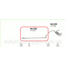 Приймальна труба Toyota Aygo 1.4 турбодизель 2005 - 2010 рр.