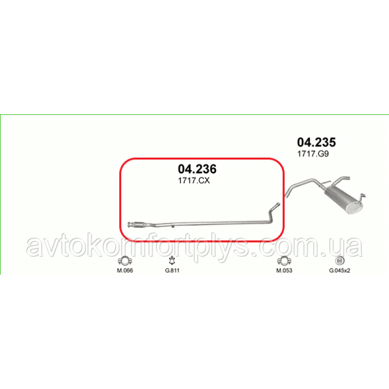 Приймальна труба Toyota Aygo 1.4 турбодизель 2005 - 2010 рр.