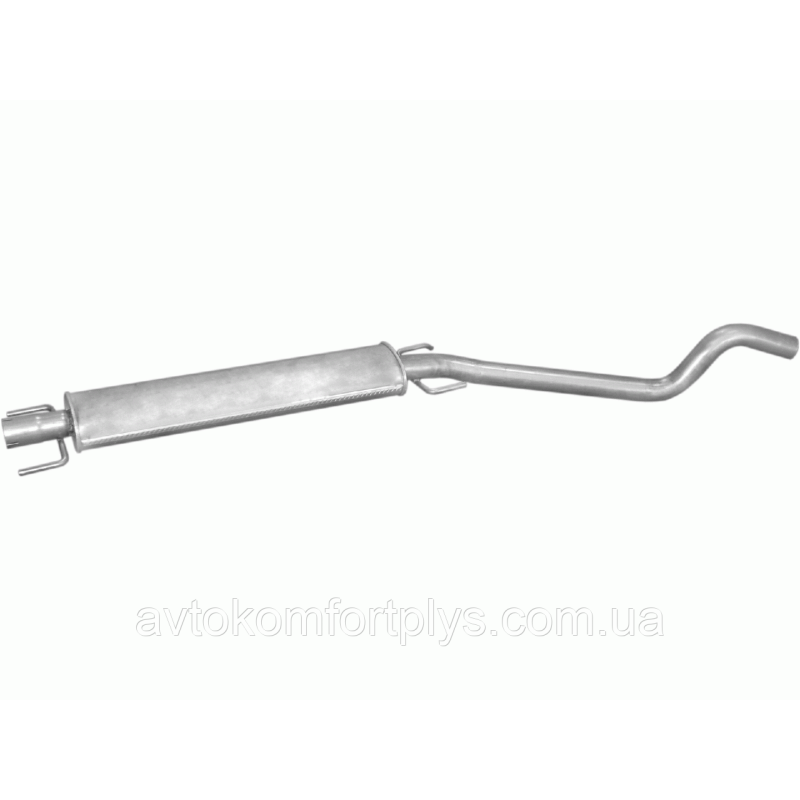 Резонатор Opel Astra G 2.0 / 2.2 турбодизель 2003 - 2004 рр Полмостров