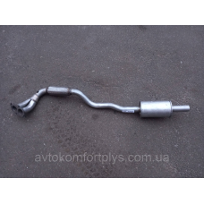 Труба приймальна колекторна з гофрою (вихлопна) OPEL ZAFIRA A 1.8 i 16V (1796см3) 99-00рр (Опель Зафіра)