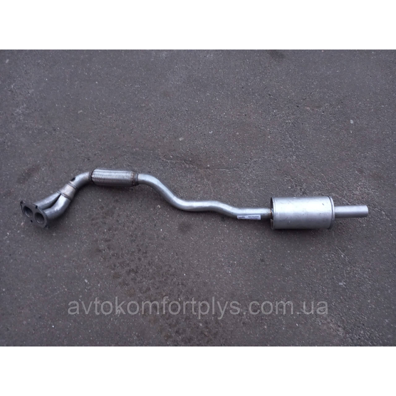 Труба приймальна колекторна з гофрою (вихлопна) OPEL ZAFIRA A 1.8 i 16V (1796см3) 99-00рр (Опель Зафіра)