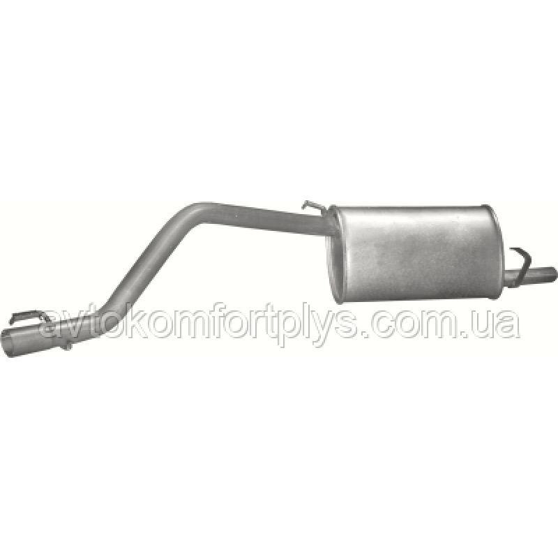Глушник Fiat Panda 0.9 1992 - 2003 рр Полмостров