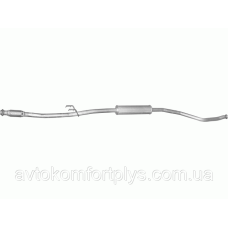 Вихлопна труба з резонатором та гофрою Peugeot 206 1.4i 16V 2003 - 2006 рр