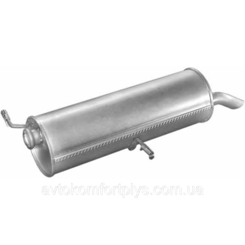 Глушник Peugeot 307 хетчбек 1.6i 16V 2001 - 2005 рр Полмостров