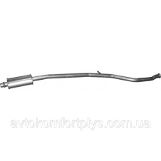 Резонатор Peugeot 206 CC 1.6i 16V 2000 - 2005 рр Полмостров