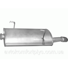 Глушник Peugeot 206 хетчбек / Peugeot 206 CC 1.6 турбодизель 2003 - 2009 рр