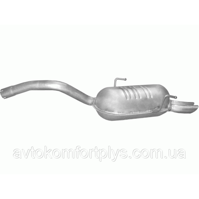 Глушник (вихлопна система) FIAT ULYSSE II 2.0 JTD (1997 см3) турбодизель (02-06рр) RHM (Фіат Уліс)