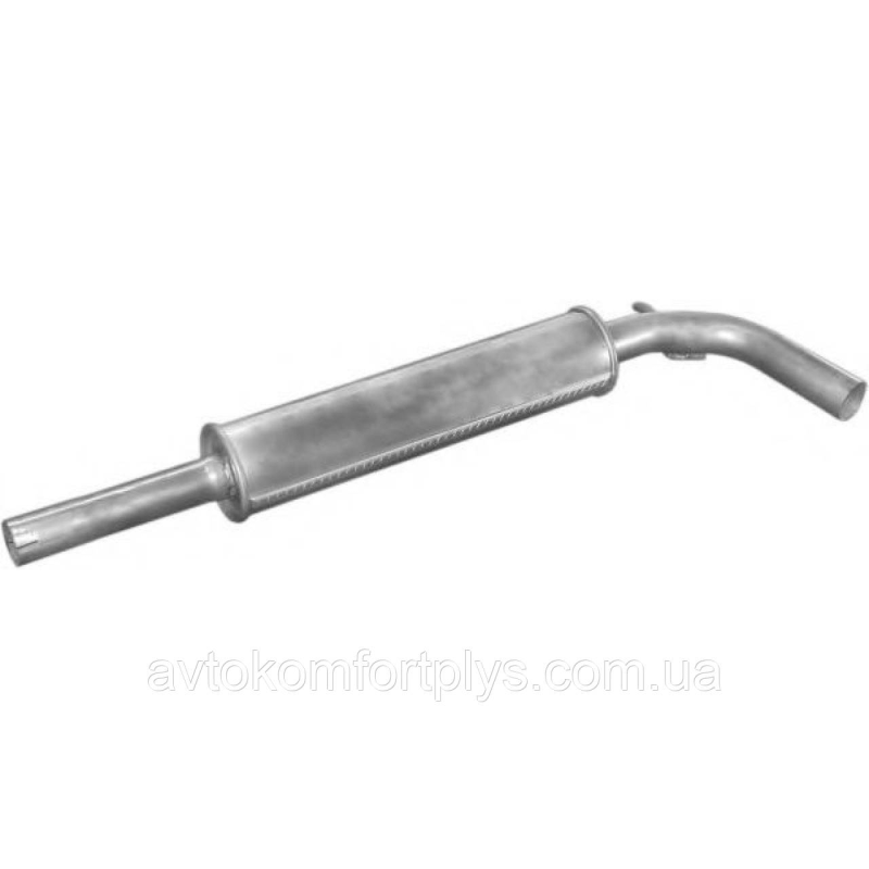 Резонатор Фольксваген Поло 1.6i 1997 - 2001 рр. Полмостров