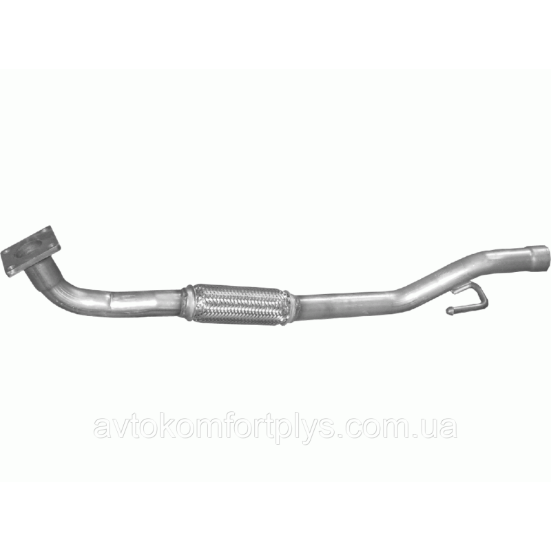 Труба приймальна (колекторна) з гофрою SEAT IBIZA 1.4 i 16V (01-06рр) (Сеат Ібіца)