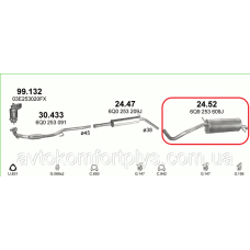 Глушник Seat Cordoba 1.2 i 16V