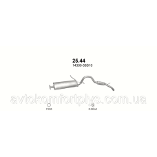 Глушник Suzuki Vitara трьохдверний 1.6 i 1995 - 1997 рр.