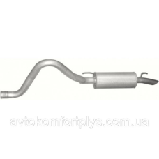 Вихлопна труба з резонатором Toyota Land Cruiser 100 4.7 V8 1998 - 2007 рр