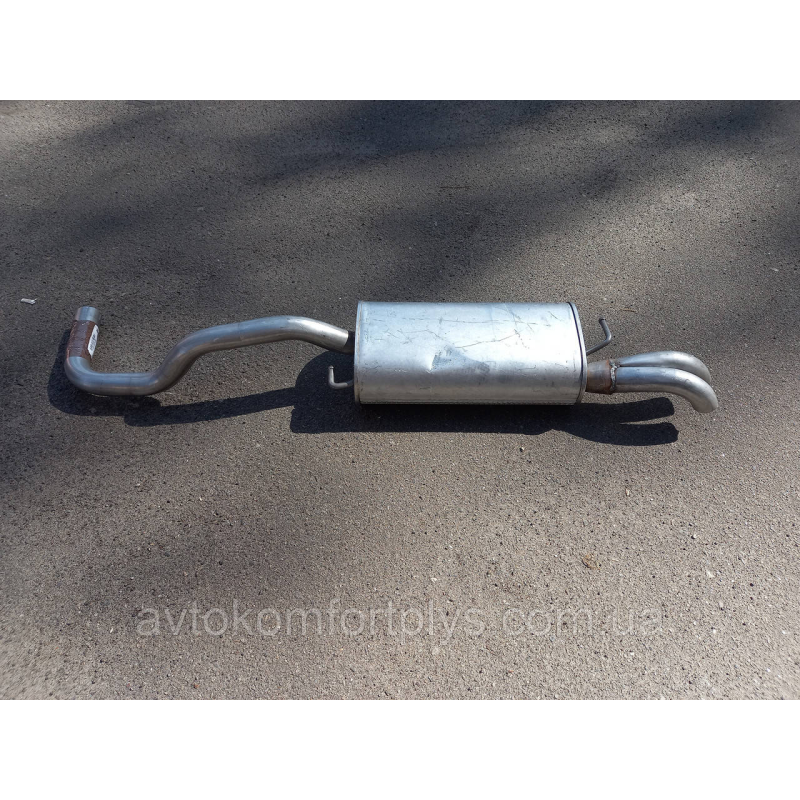 Глушник (вихлопна система) VOLKSWAGEN POLO 1.9 TDI/SDI дизель (95-01рр) (Фольксваген Поло) (седан/універсал