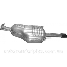 Глушник (вихлопна система) OPEL ASTRA G 1.8 i 16V (1796см3) (00-03рр) (Опель Астра) купе/кабріолет