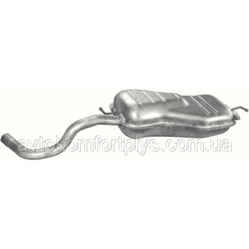 Глушник Seat Leon 1.8i 20V 1999 - 2005 рр Полмостров