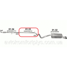 Вихлопна труба AUDI A1 1.6 TDi