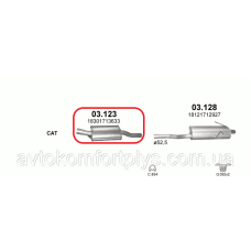 Резонатор BMW 3 E46 1.9