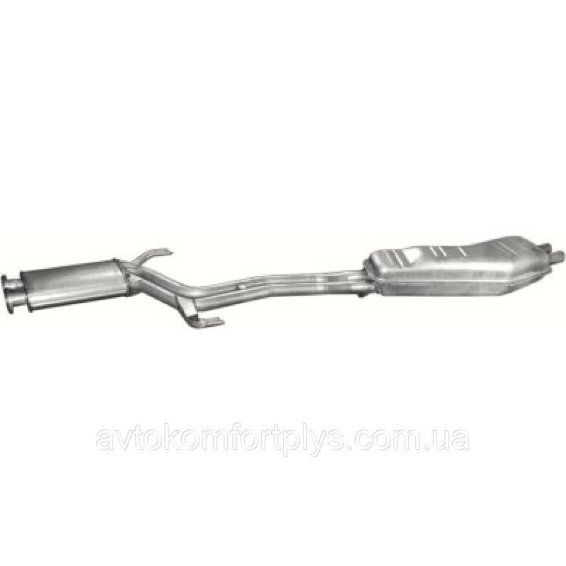 Глушник+резонатор BMW 525i/530i/535i E34