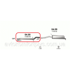 Вихлопна труба CITROEN C5 1.8 - 2.0
