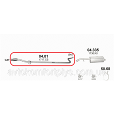 Вихлопна труба CITROEN C2 1.4 HDI