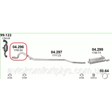 Приймальна труба з гофрою Citroen Xsara Picasso 1.6 HDi дизель 2004 - 2011 рр