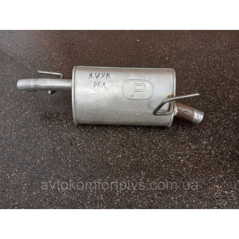 Глушник Opel Meriva A 1.4i 16V 2004 - 2010 рр. Полмостров