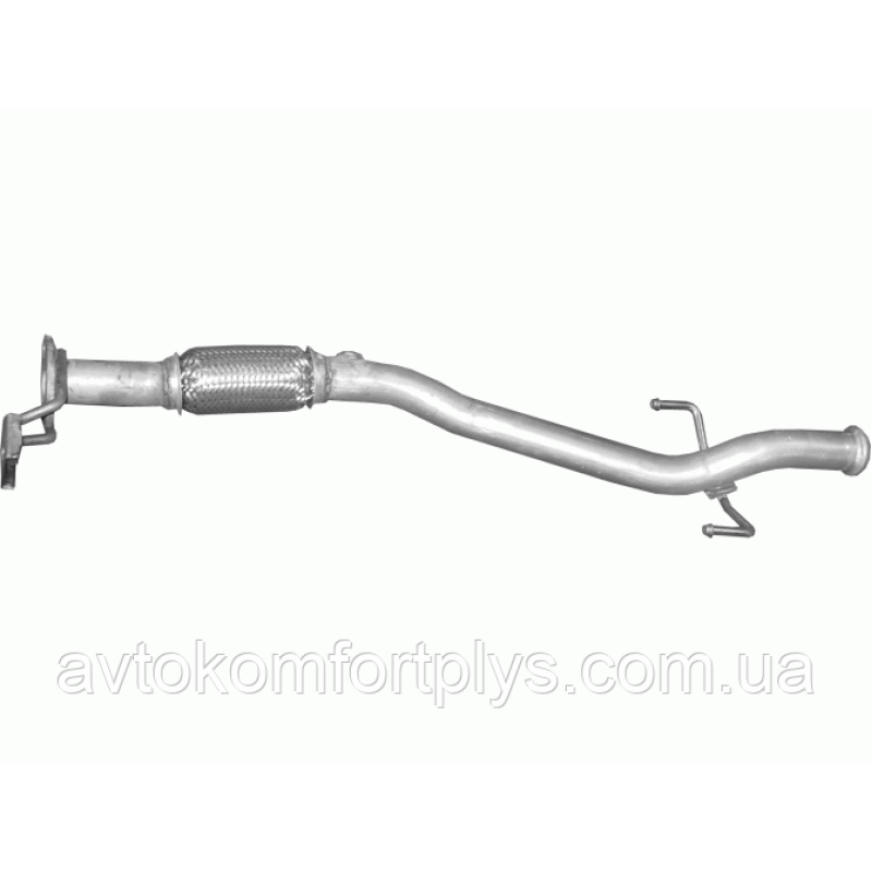 Приймальна труба Hyundai Getz 1.3i 12V 2002 - 2006 рр. Полмостров