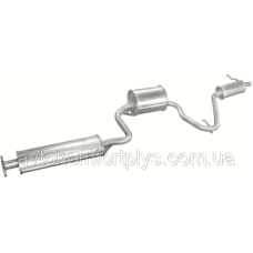 Глушник та резонатори Daihatsu Move 0.8 1997 - 1998 рр.