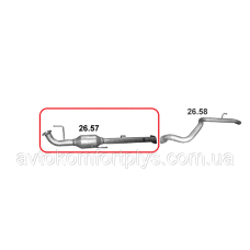 Глушник Toyota Land Cruiser Prado 150 2.8 турбодизель 2018 - 2022 рр