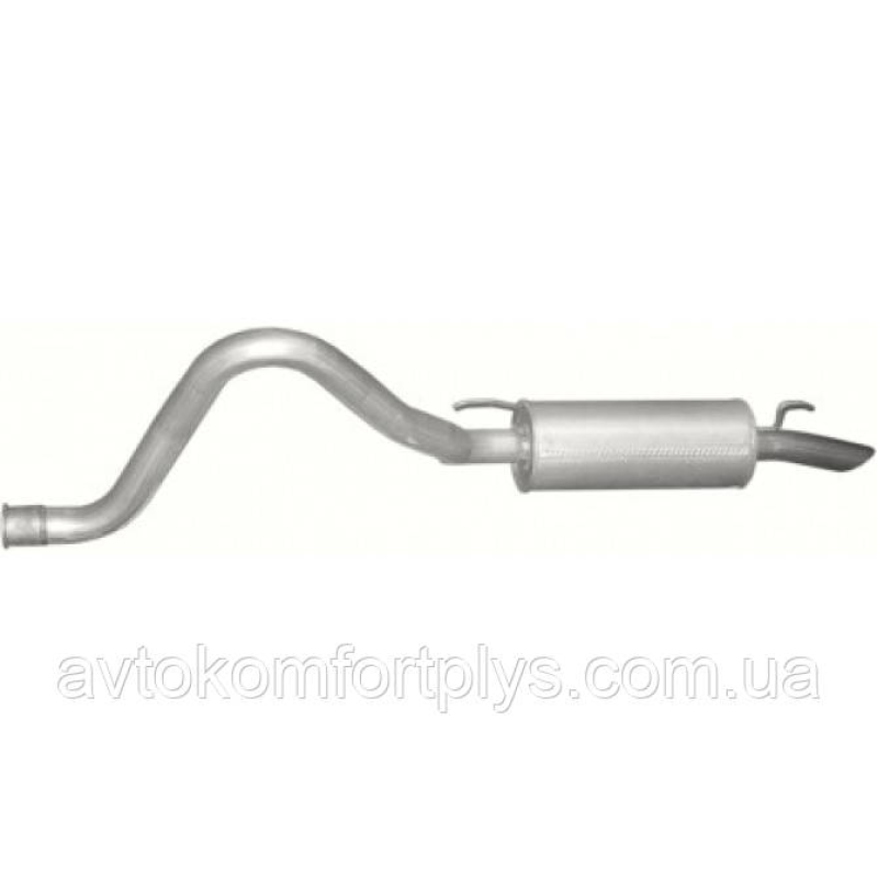 Вихлопна труба з резонатором Toyota Land Cruiser 100 4.2 турбодизель 1998 - 2007 рр