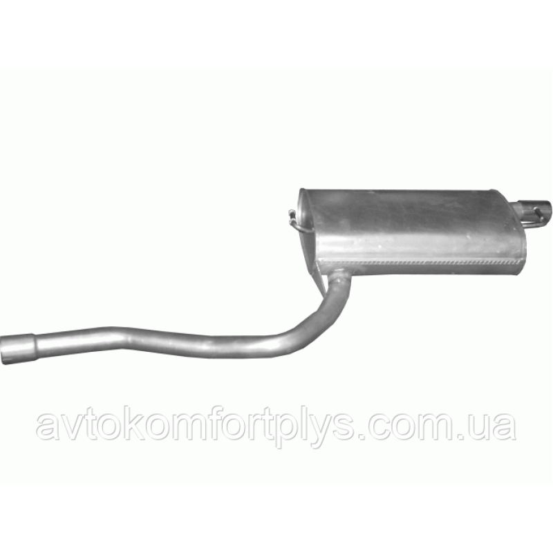Глушник Toyota Avensis 1.6i 16V 2000 - 2003 рр Полмостров