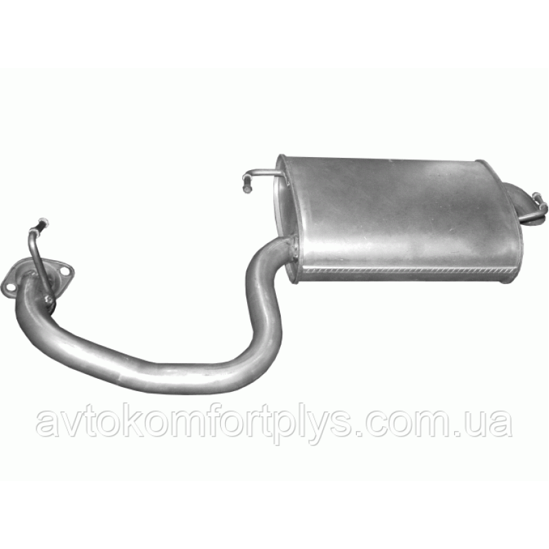 Глушник Тойота Авенсіс 2.0i 16V 2003 - 2008 рр Полмостров