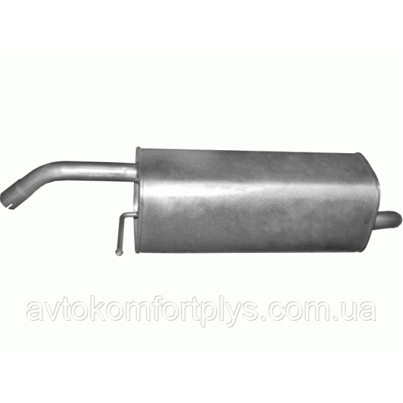 Глушник Ford Fiesta 1.2i 16V 2008 - 2012 рр