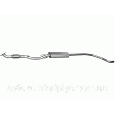 Вихлопна труба з гофрою і резонатором Opel Corsa D 1.4 i 16V 2006 - 2014 рр.