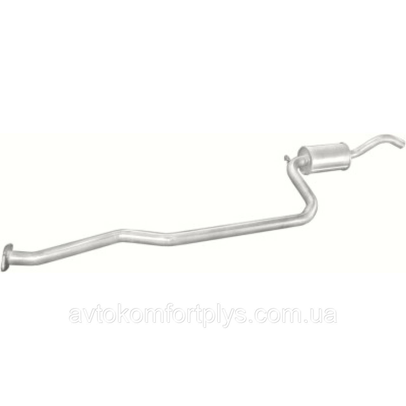 Резонатор Ford Fiesta 1.8 дизель 1991 - 1995 рр Полмостров